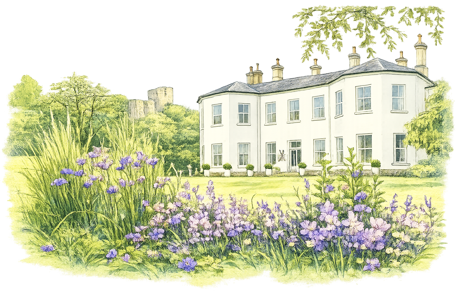 Lartington Hall illustrated